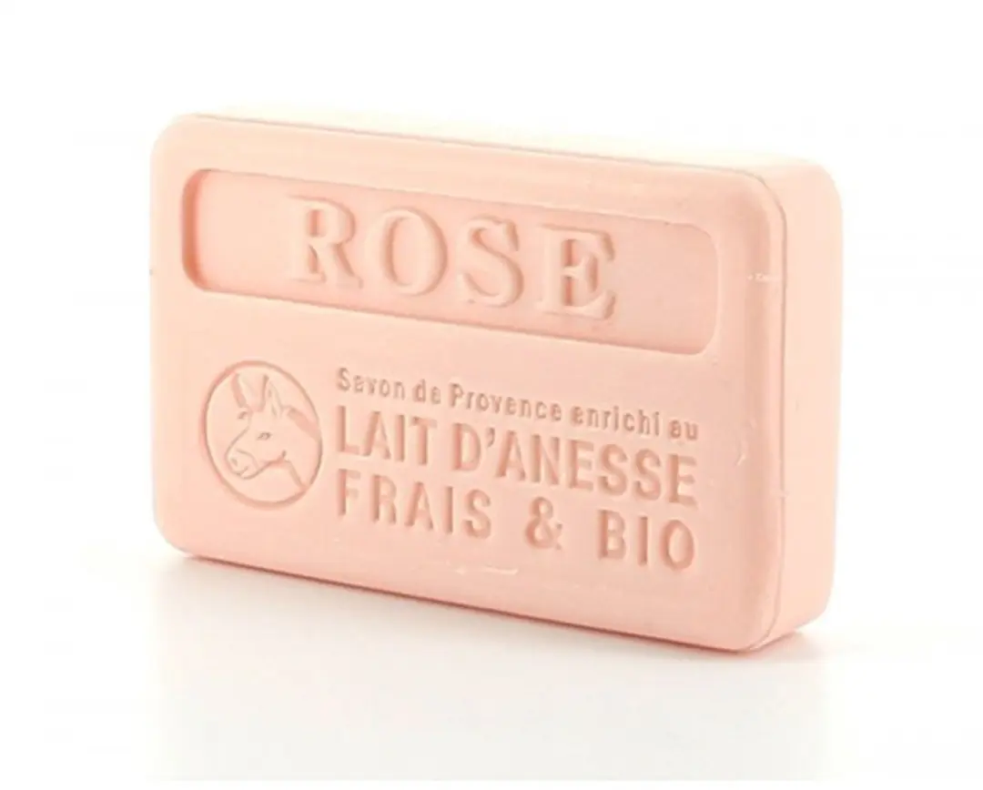 Savon de Marseille Roze Ezelinnenmelk Zeep 100g - 4 Stuks