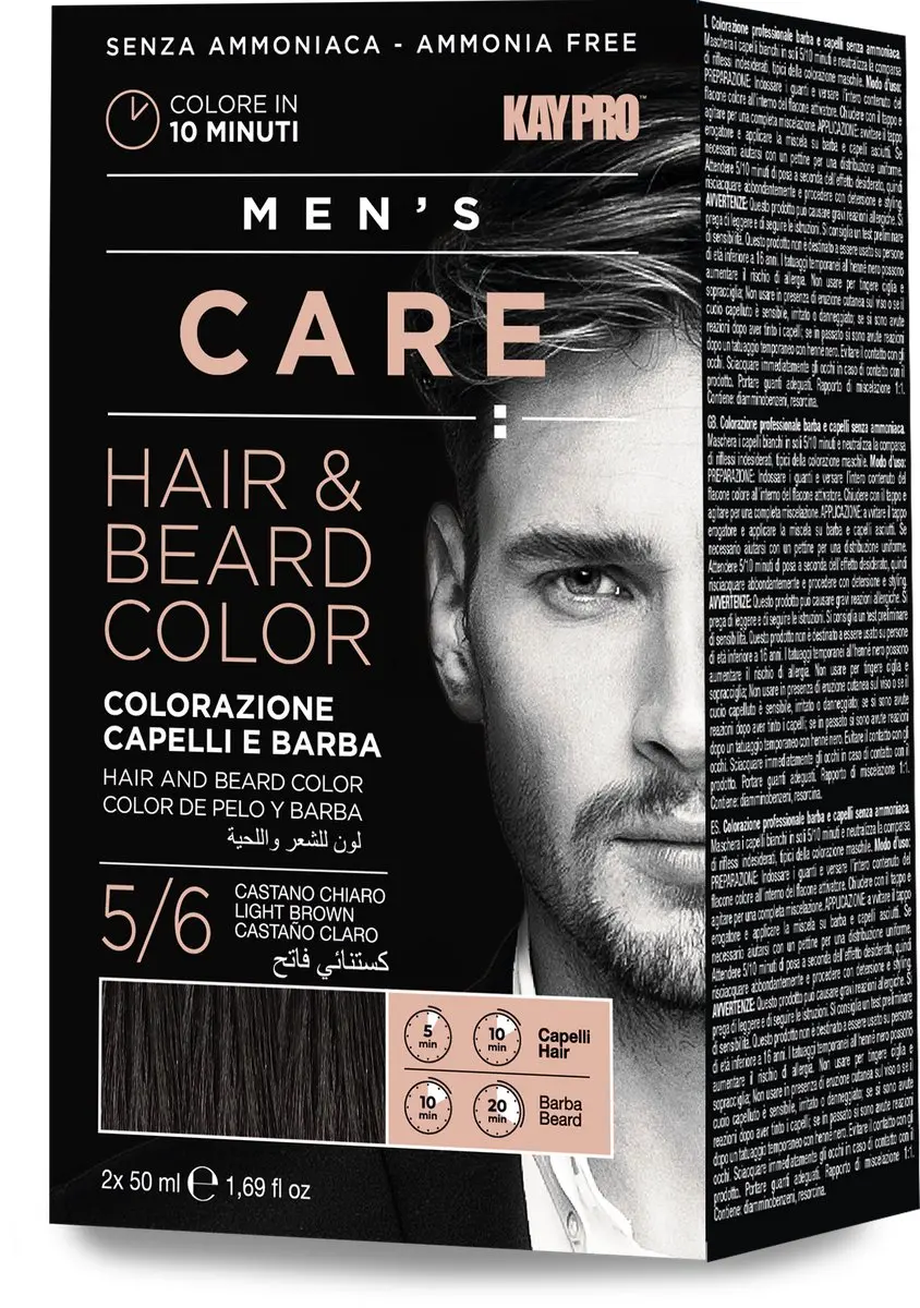 KayPro Men Haarkleurkit Lichtbruin 5/6