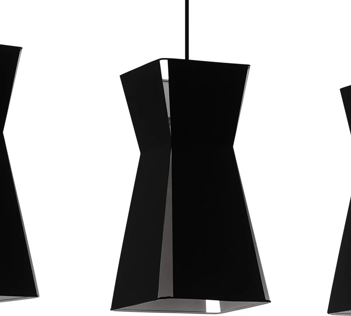 Eglo Valecrosia Hanglamp E27 - 84cm - Zwart/Wit
