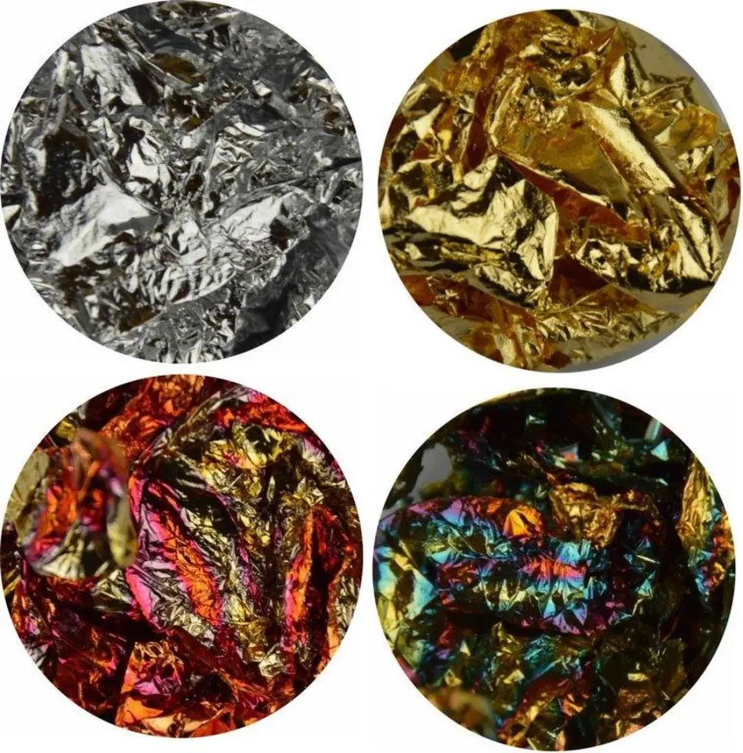 Korneliya BladGoud Set - 4 Stuks - Mix Kleuren