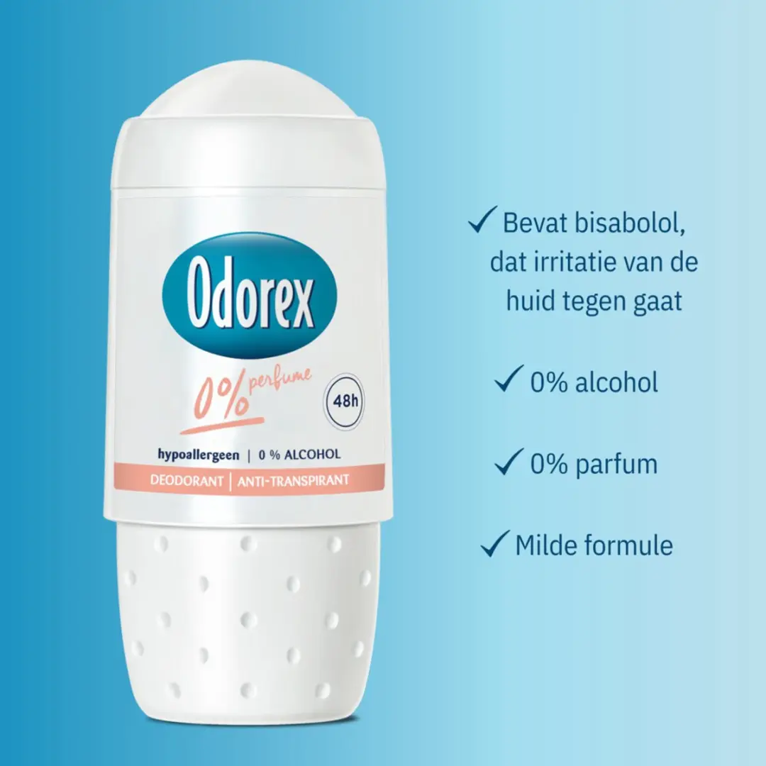 Odorex Deodorant Roller 0% Parfum 50ml