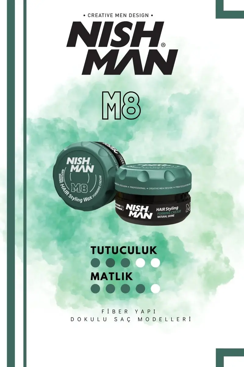 Nishman Hair Styling Wax M8 - 100ml