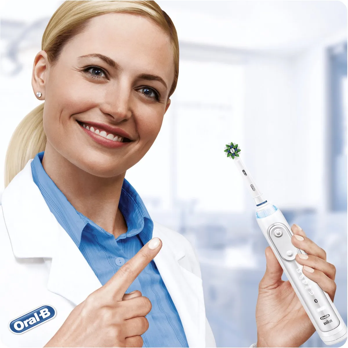 Oral-B CrossAction Opzetborstels - 2 Stuks