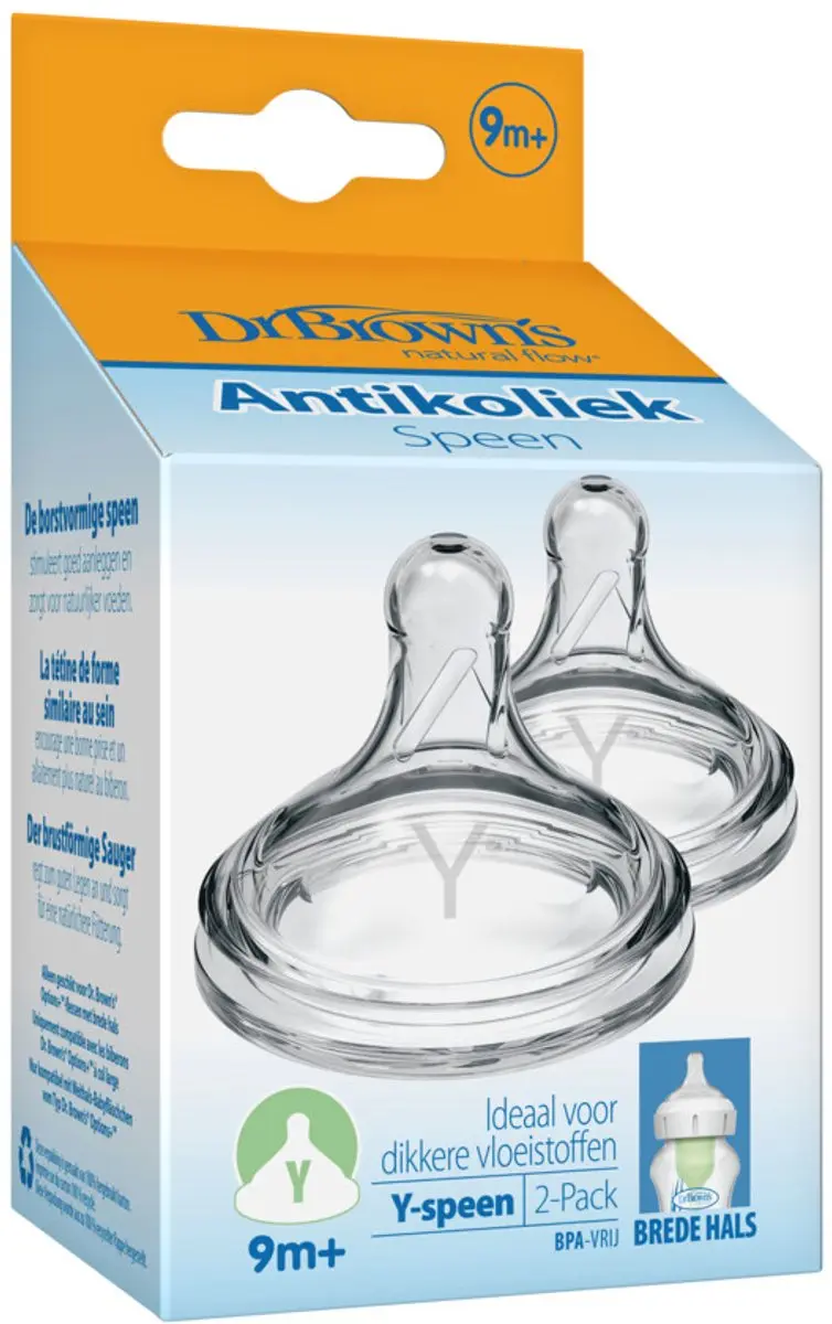 Dr. Brown's Options+ Y-Speen - 2 Stuks