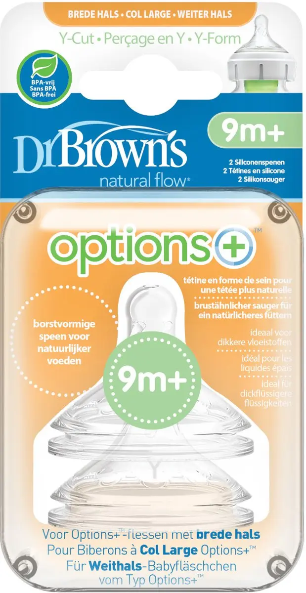 Dr. Brown's Options+ Y-Speen - 2 Stuks