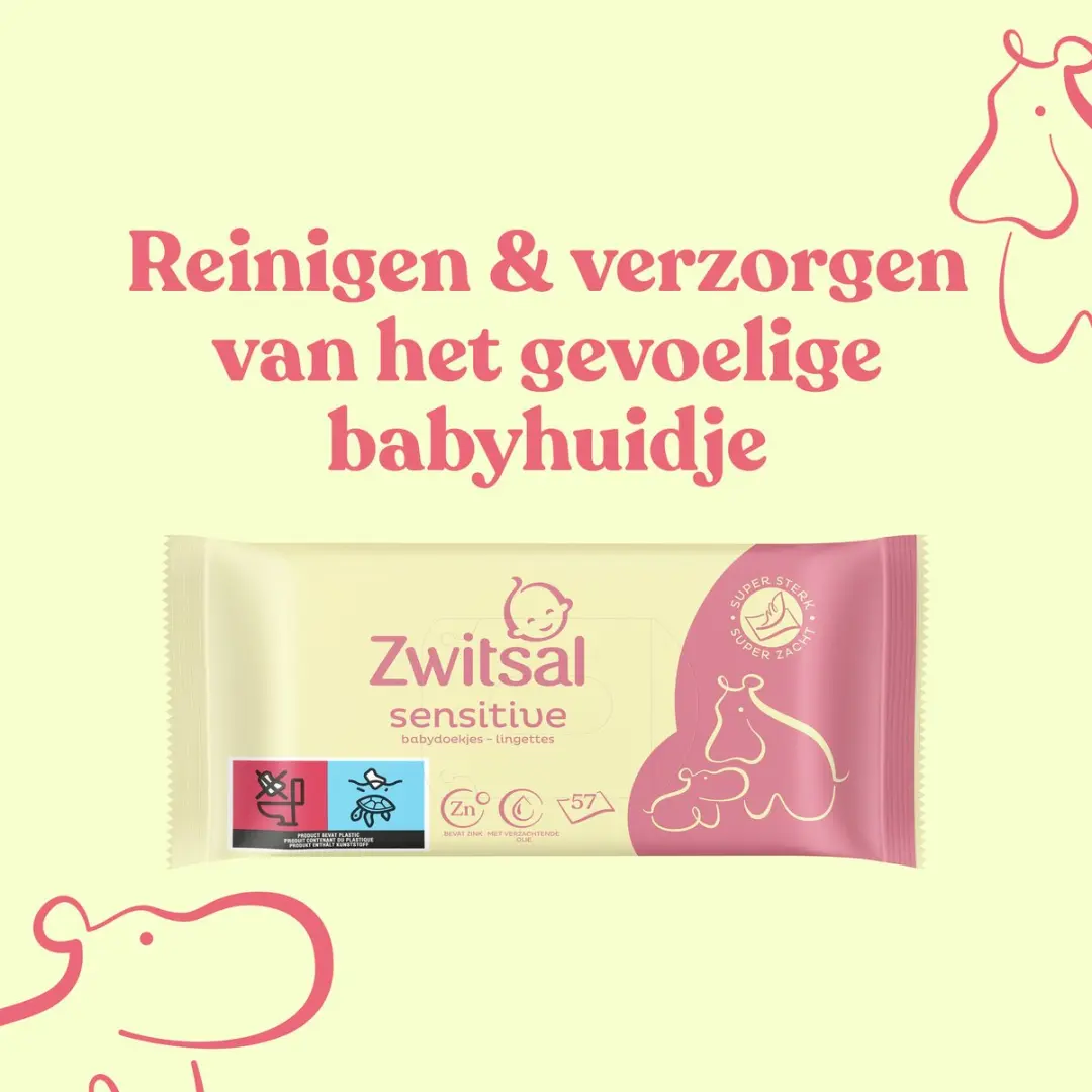 Zwitsal Sensitive Billendoekjes 1368 Stuks