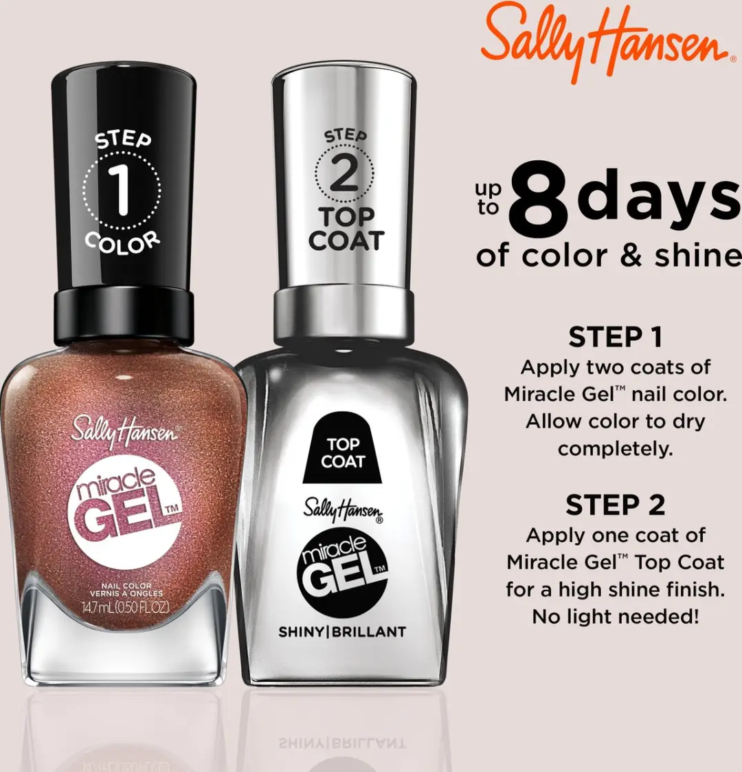 Sally Hansen Miracle Gel Nagellak 211 One Shell Of A Party - 14.7ml