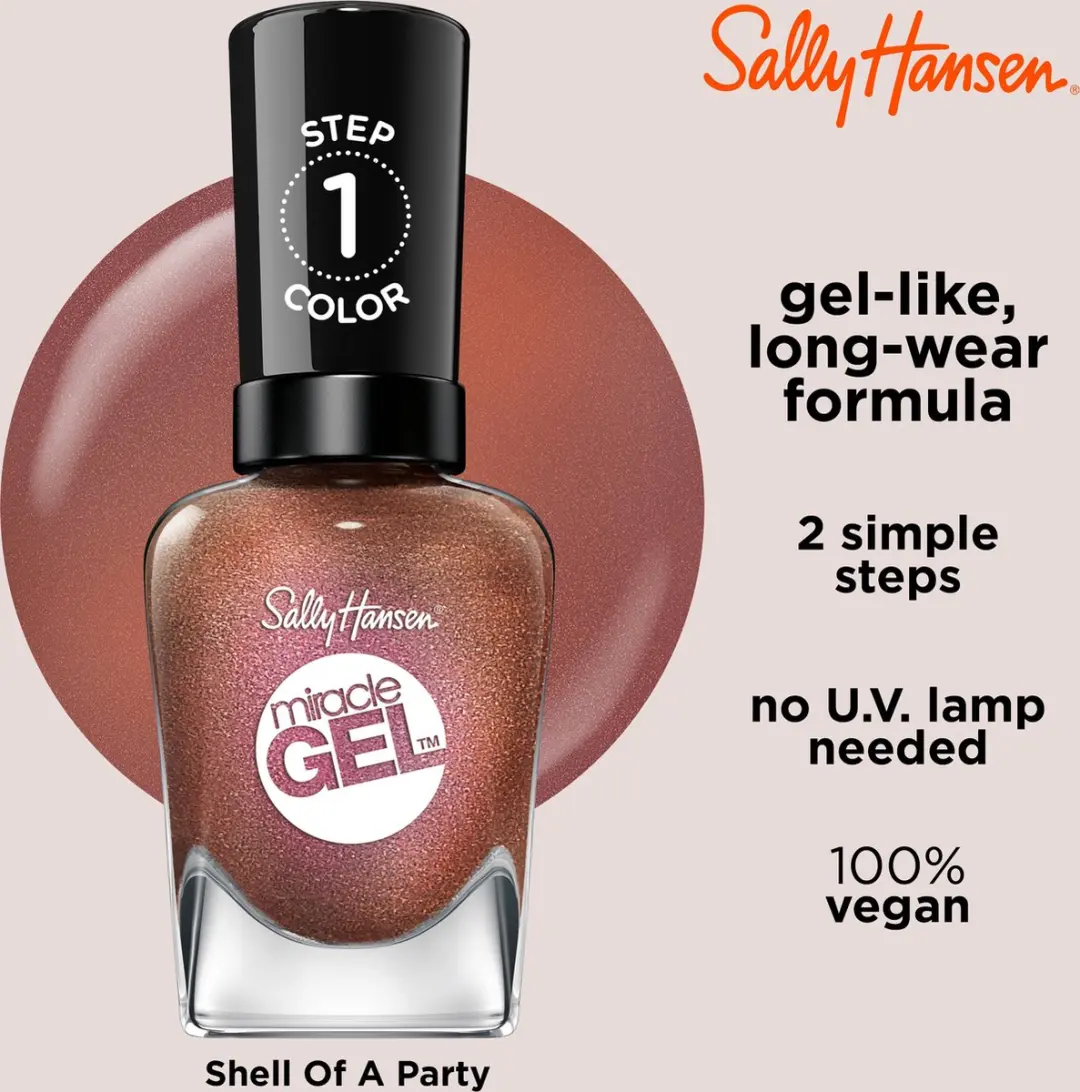 Sally Hansen Miracle Gel Nagellak 211 One Shell Of A Party - 14.7ml