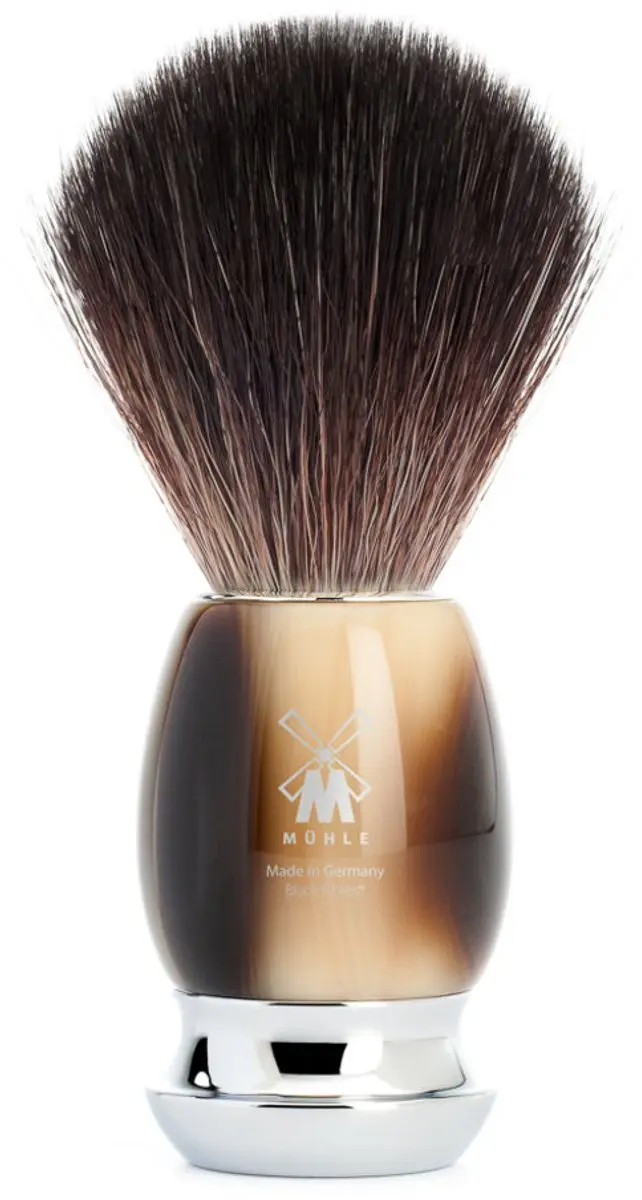 Mühle Scheerkwast Black Fibre Hoornbruin
