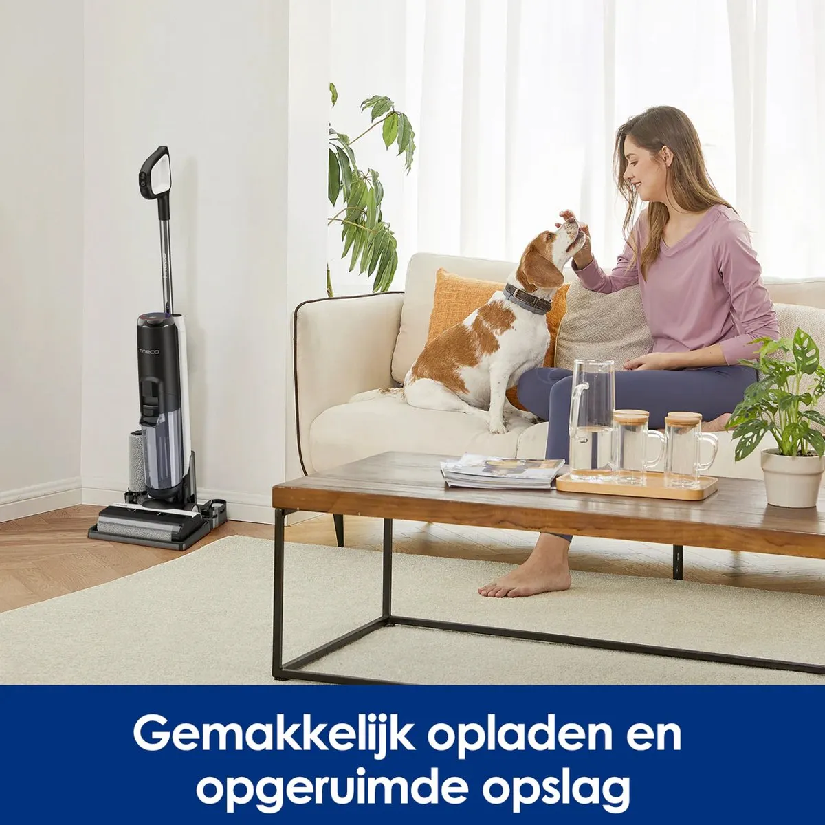 Tineco Floor One S5 Extreme - Vloerreiniger - draadloos - Stofzuigt en dweilt harde vloeren tegelijkertijd - 35 min accuduur