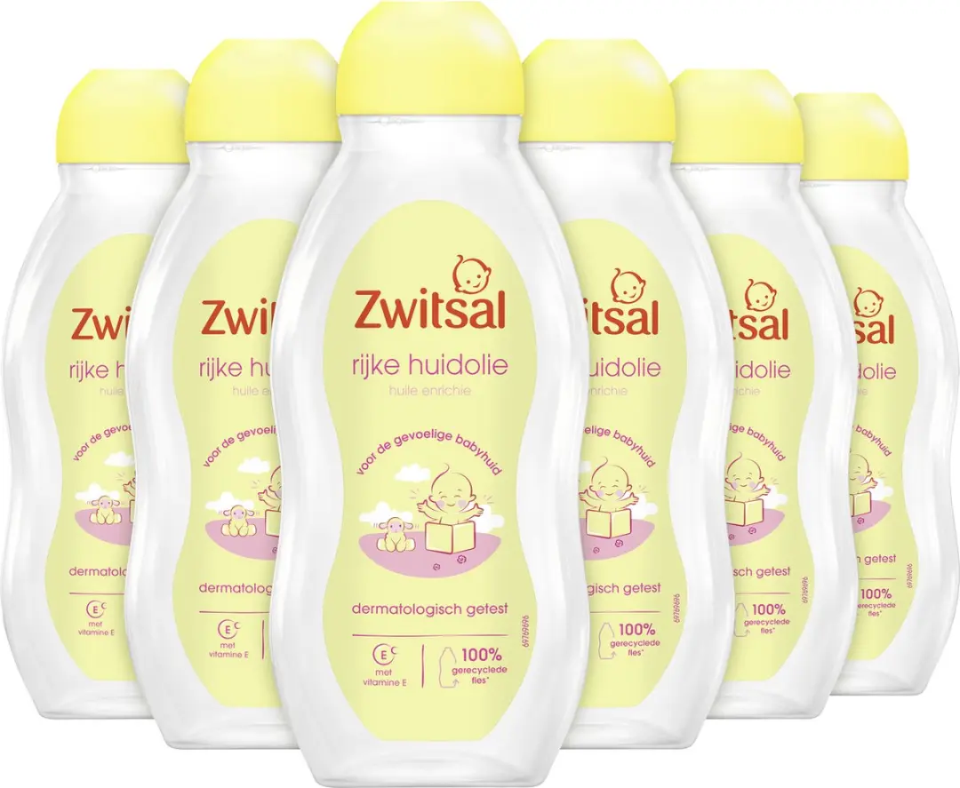 Zwitsal Baby Rijke Huidolie Avocado - 6x200ml