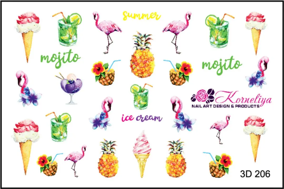 Korneliya 3D Waterdecal 206