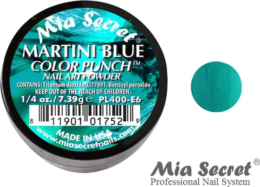Mia Secret Color Punch Acrylpoeder Martini Blue 7.5ml