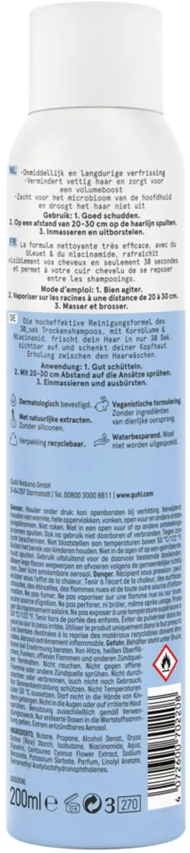 Guhl Droogshampoo Volume & Frisheid 3x200ml