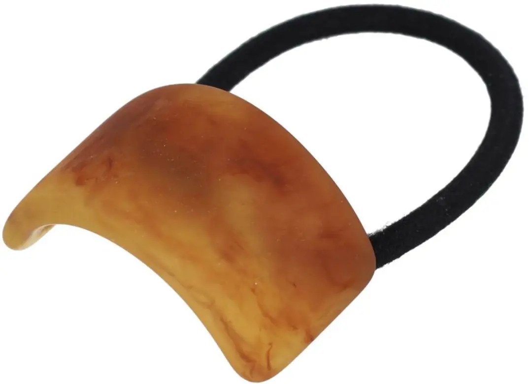 Haarsoires Cuff Haarelastiek 4cm - Bruin