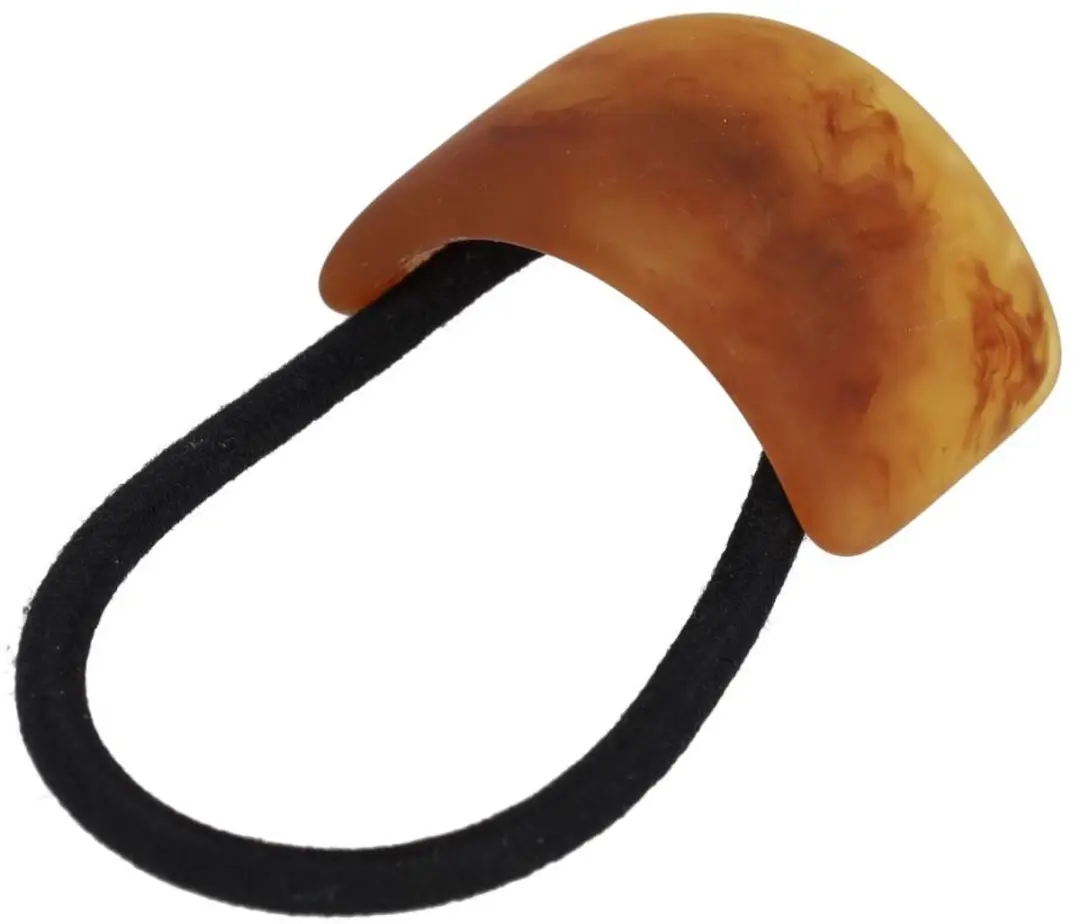 Haarsoires Cuff Haarelastiek 4cm - Bruin