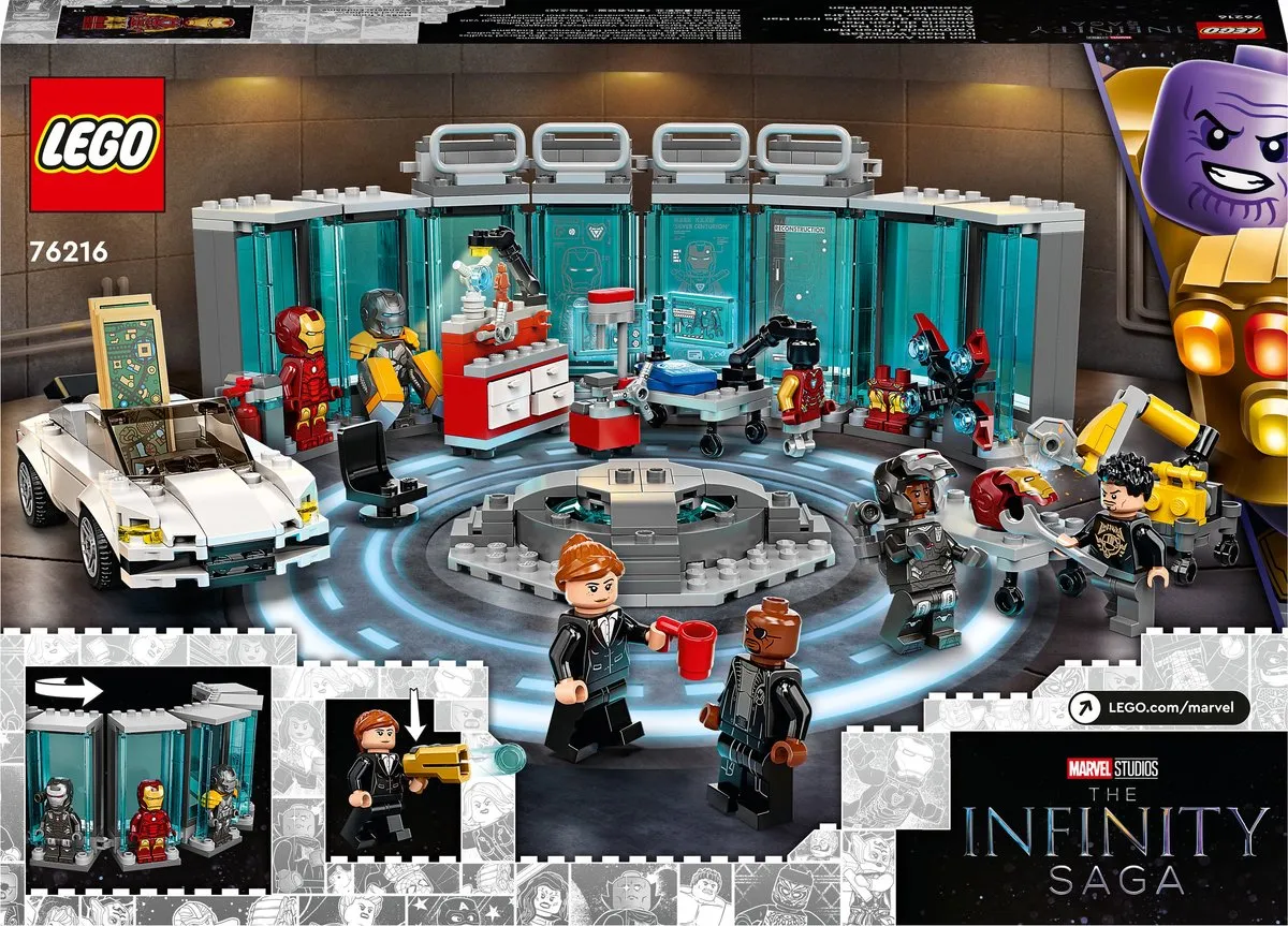 LEGO Marvel Iron Man Wapenkamer 76216 - afbeelding 6 van 6