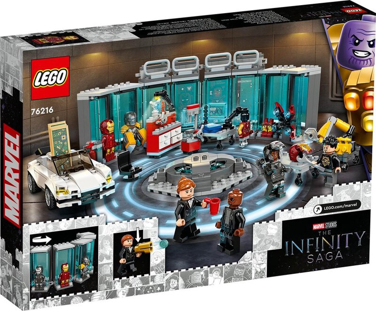 LEGO Marvel Iron Man Wapenkamer - 76216
