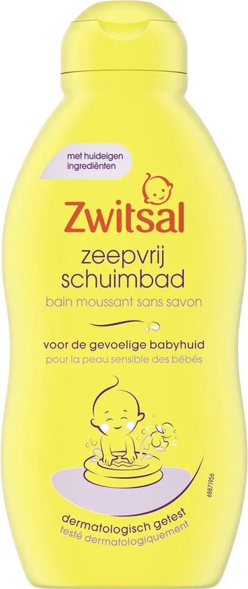 Zwitsal Zeepvrij Schuimbad - 6x200ml