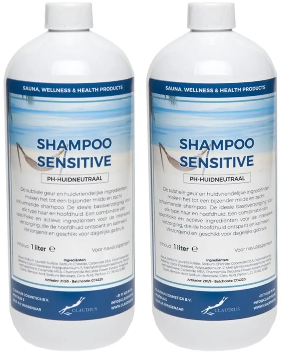Splashbox Cosmetics Sensitive Care Shampoo 2x1L