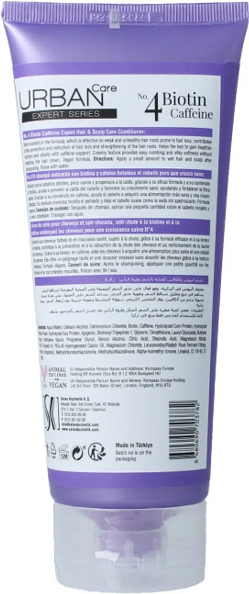 Urban Care Expert Biotin & Caffein Conditioner 200ml