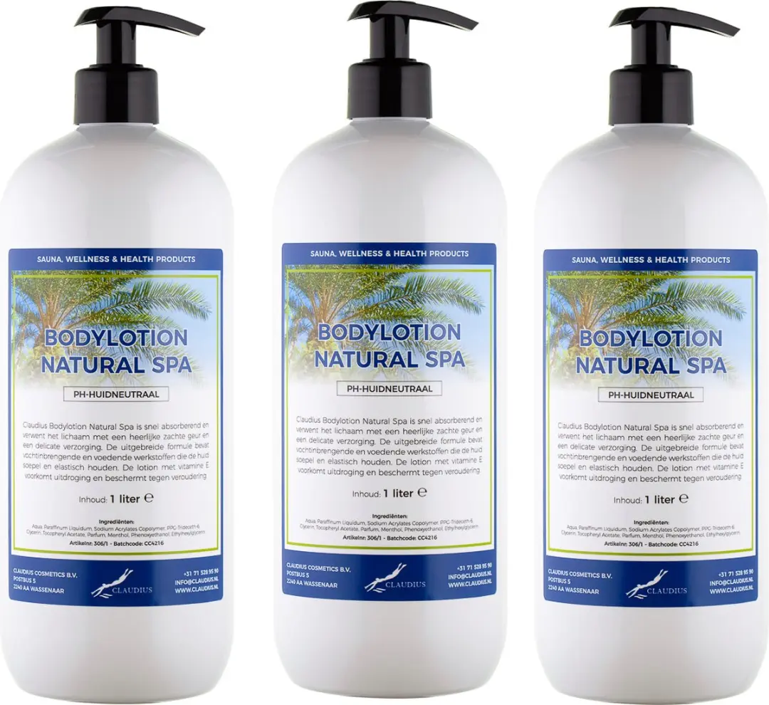 Splashbox Cosmetics Bodylotion Natural Spa 1L