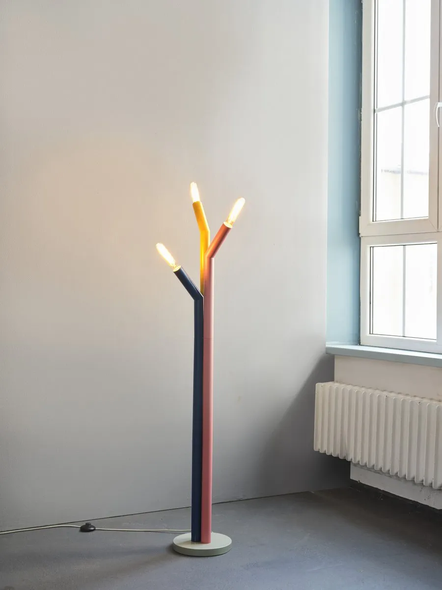 LEDVANCE Decor Straw Vloerlamp 3XE27 - Meerkleurig