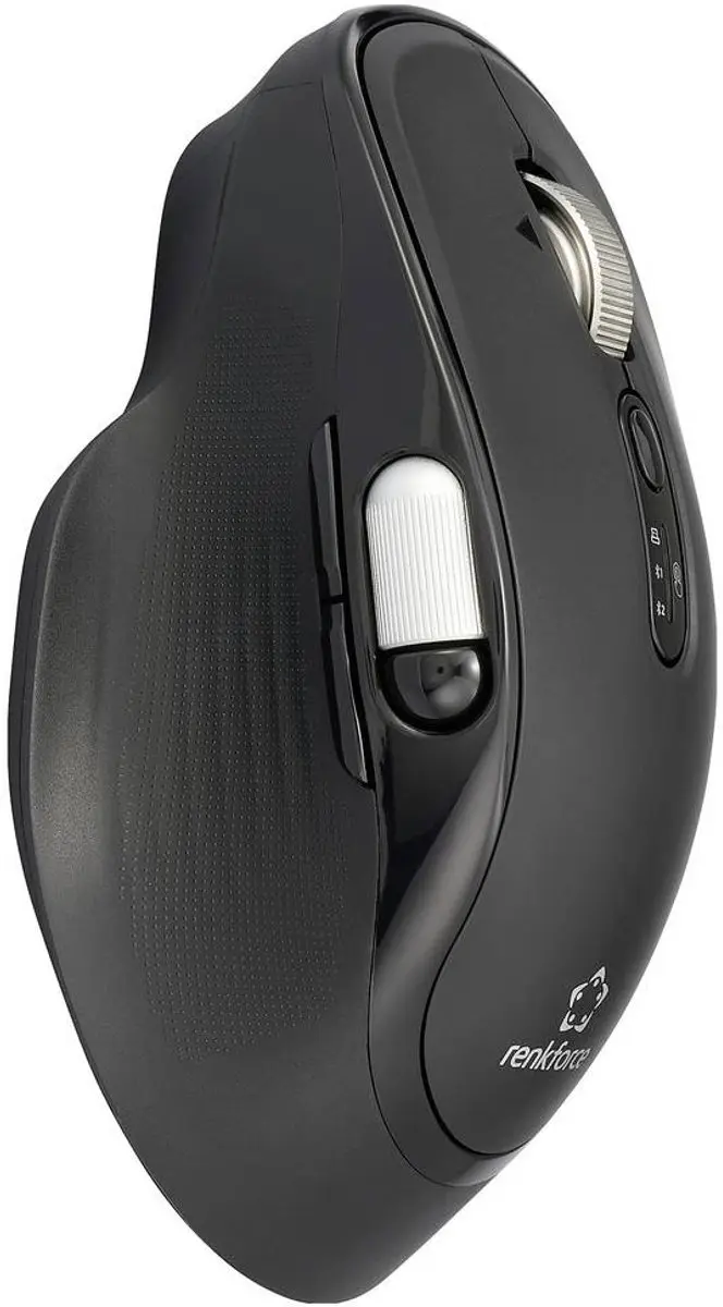 Renkforce RF-WM-220 Draadloze Muis - Bluetooth - 4800 dpi - Zwart