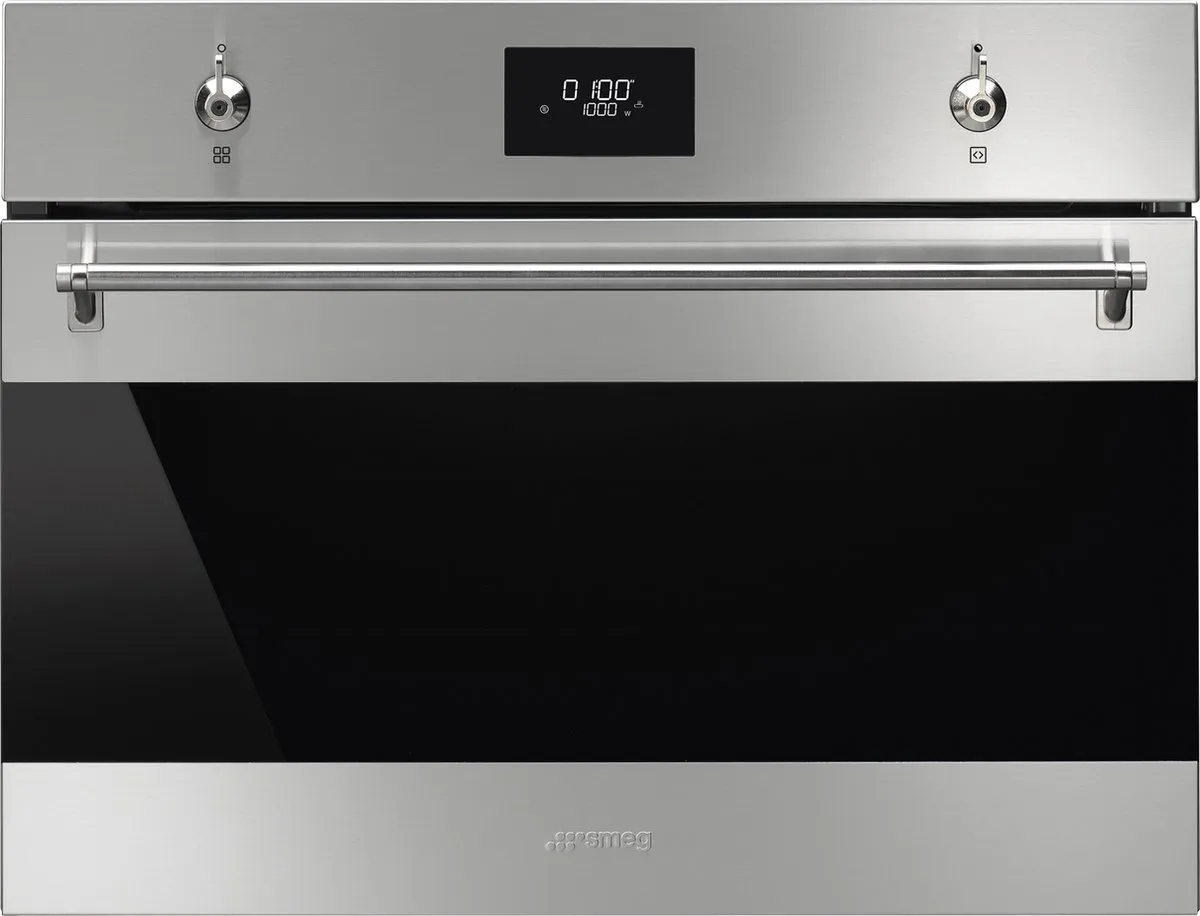 Smeg SO4301M1X Inbouw Combimagnetron 40L 3300W - RVS