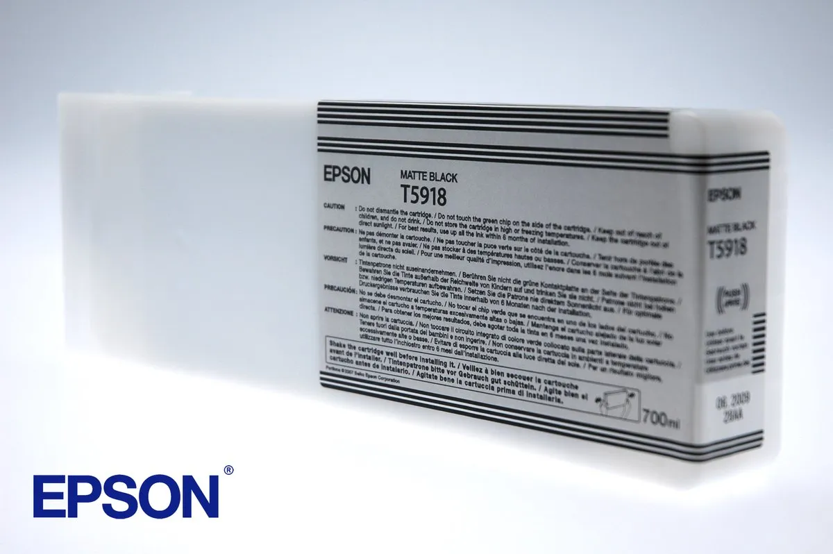 Epson T5918 Inktcartridge Foto Mat Zwart