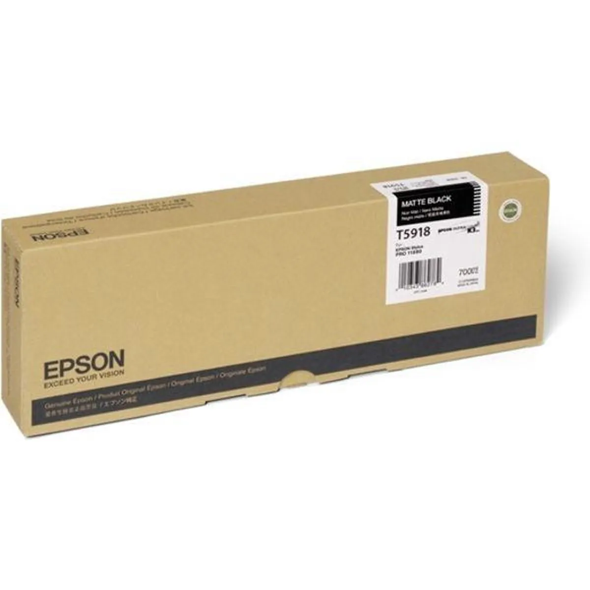 Epson T5918 Inktcartridge Foto Mat Zwart - 700ml