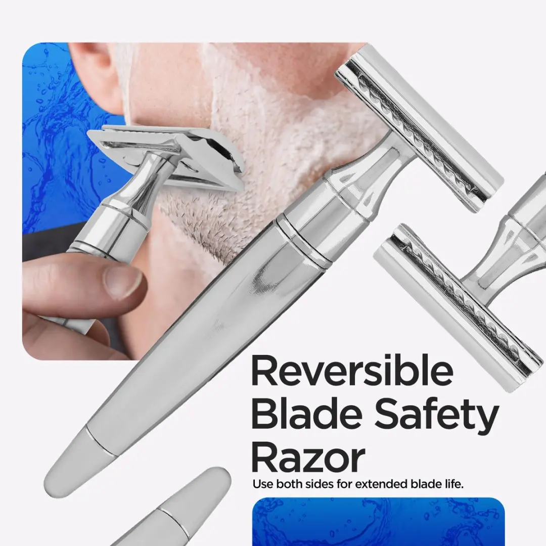 Haryali London Double Edge Safety Razor - Roestvrijstaal - 1 Stuk