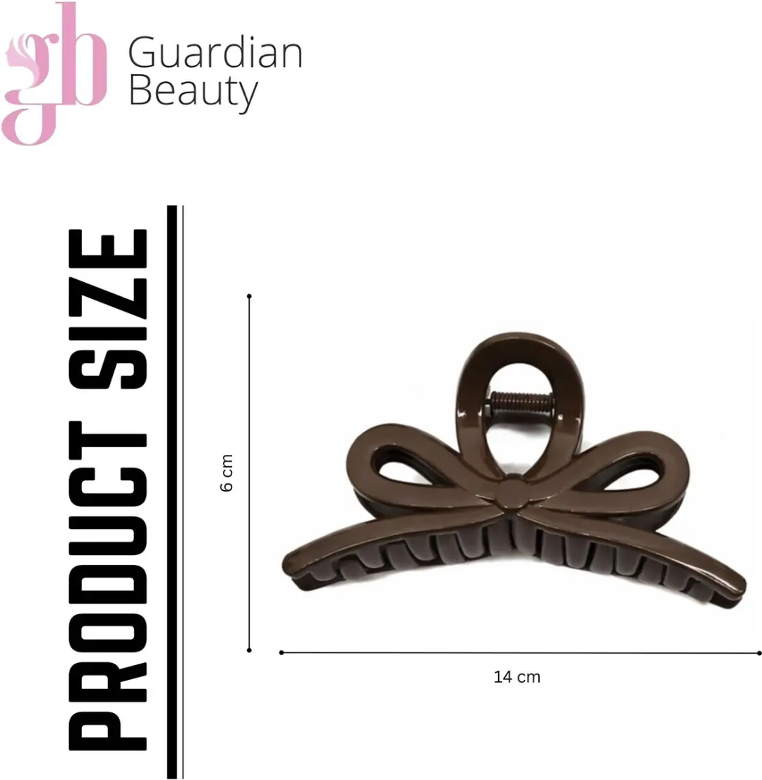 Guardian Beauty Haarclips Groot Klauwen - 4 Stuks - Zwart/Lichtbeige/Geel/Donkerbruin
