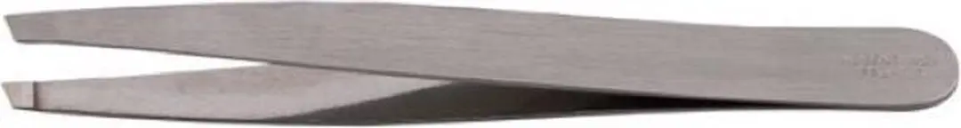 Sibel Epileerpincet Schuin Inox - Zwart