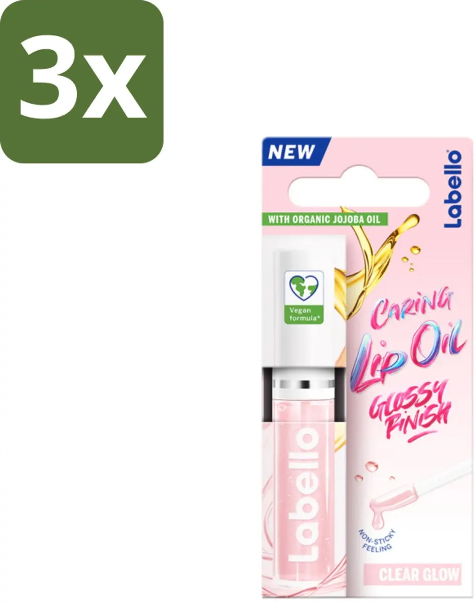 Labello Caring Lip Oil Clear Gloss 5,5ml