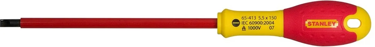 Stanley FatMax Parallel Schroevendraaier VDE 5,5x150mm - 1 Stuk
