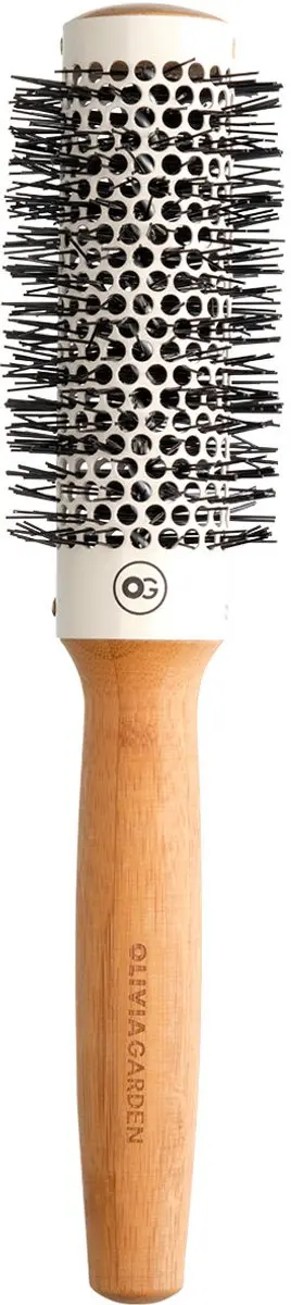 Olivia Garden Healthy Hair Bamboe Haarbors - Zwart