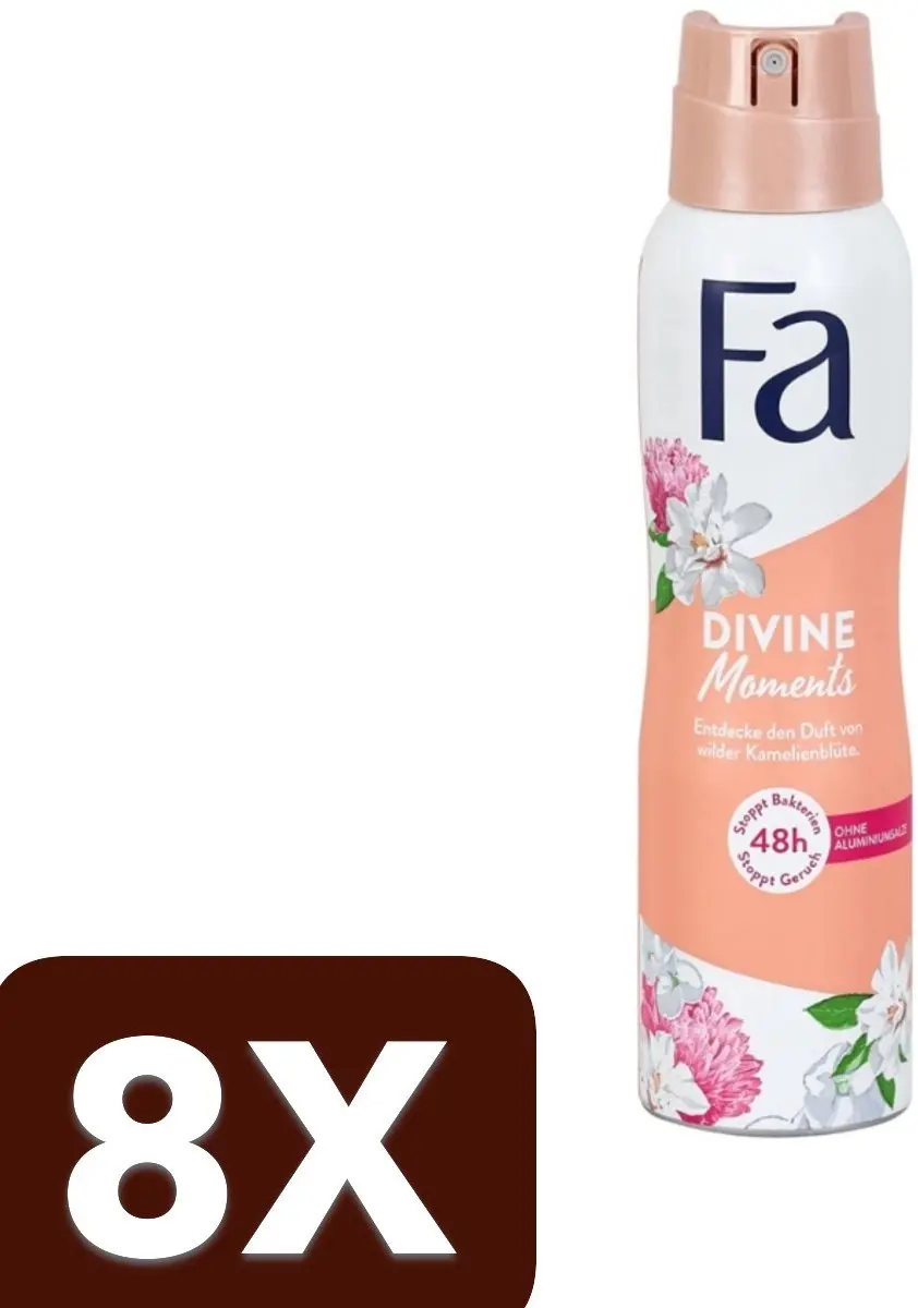 Fa Divine Moments Deo Spray Wilde Cameliabloesem 150ml