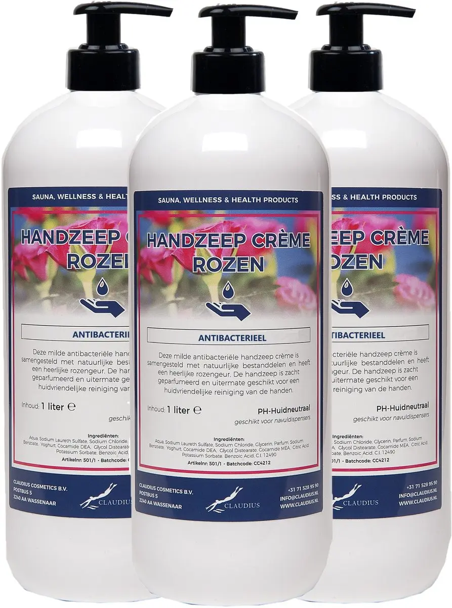 Splashbox Cosmetics Handzeep Rozen 1L