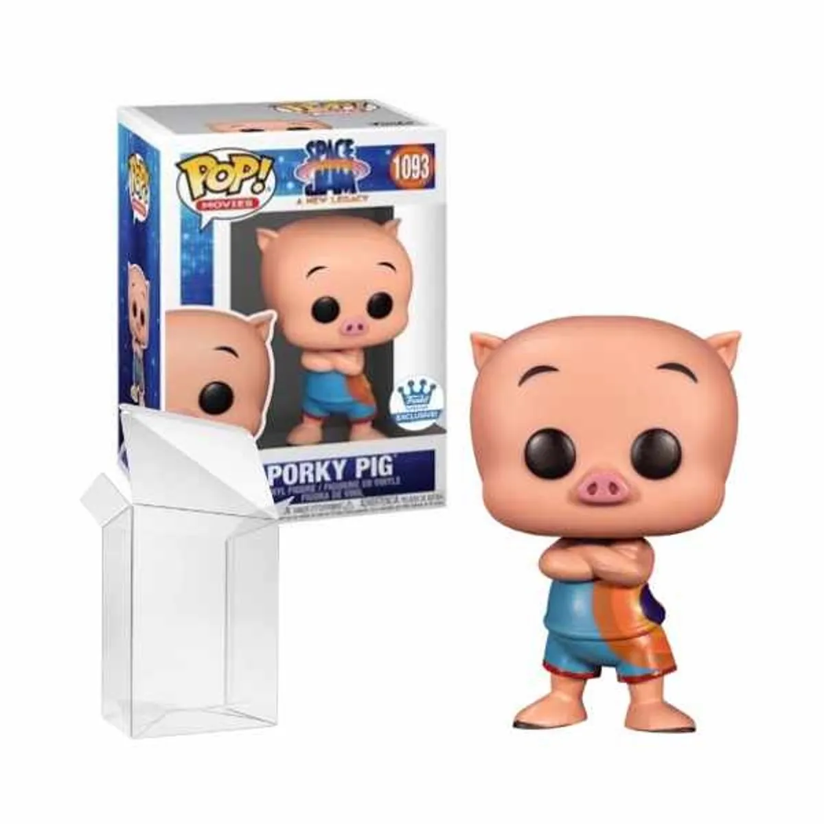 Funko POP! Movies Space Jam 2 Porky Pig - 1093 - Multicolor - afbeelding 3 van 3