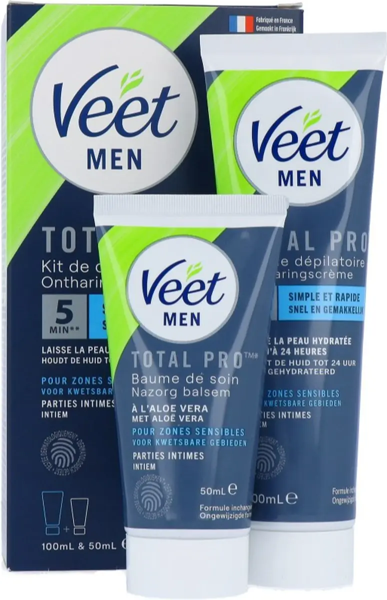 Veet Men Ontharingskit Intieme Delen - 150ml (2x)