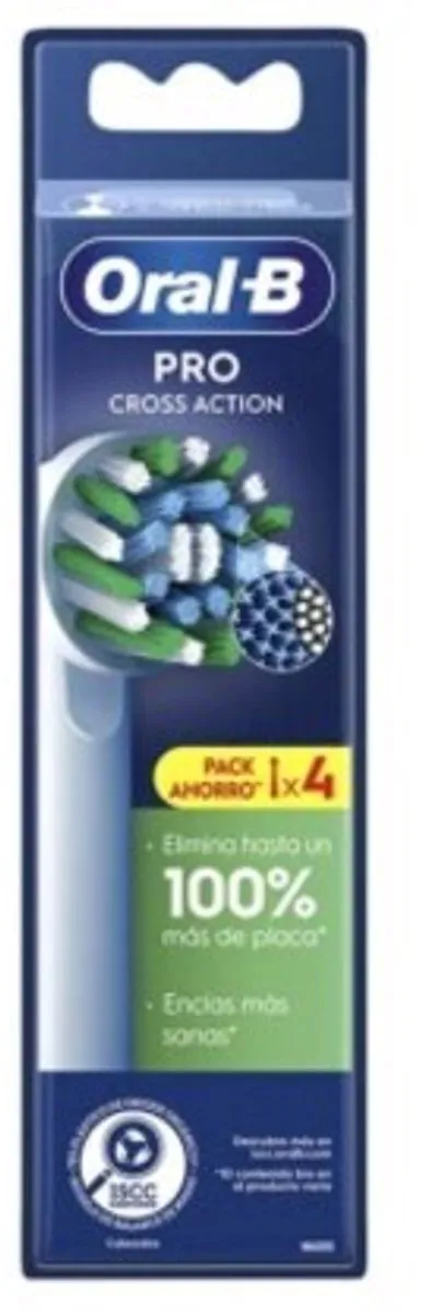 Oral-B Cross Action Pro Opzetborstels - 4 Stuks