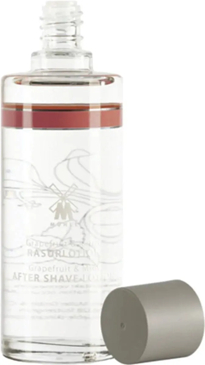 Mühle Aftershave Lotion Grapefruit & Mint 125ml - Grijs/Rood/Transparant