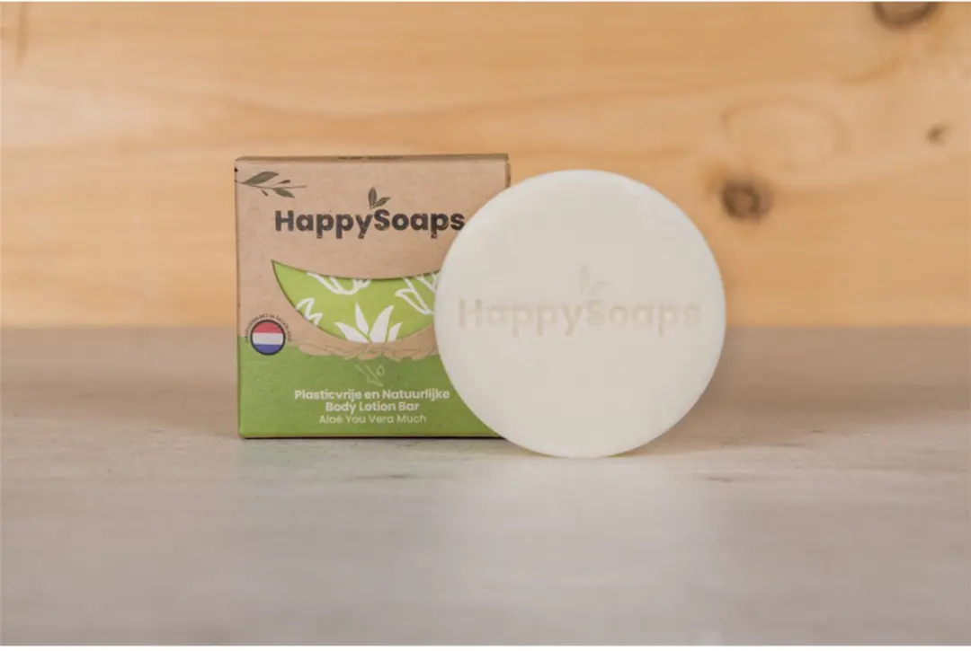 HappySoaps Body Oil Bar Aloë You Vera Much - 70g