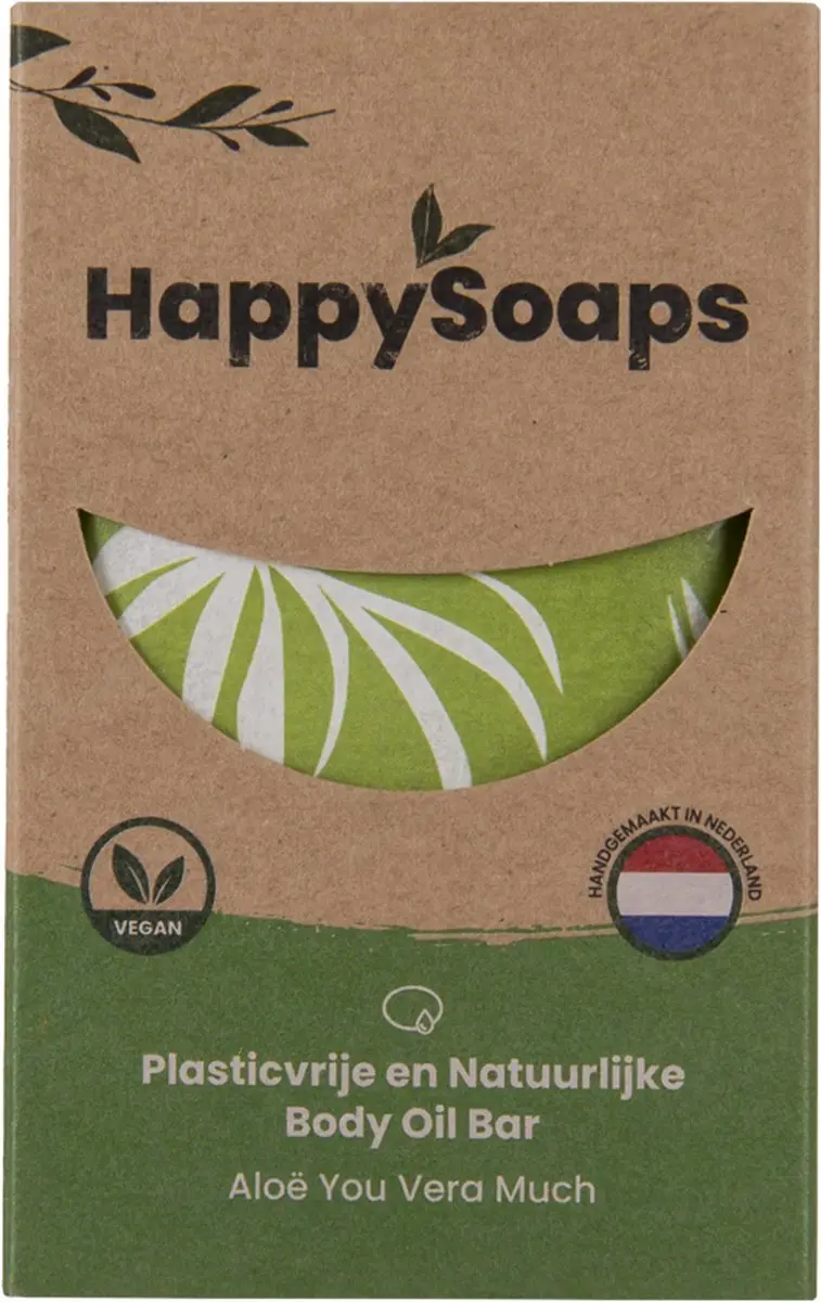 HappySoaps Body Oil Bar Aloë You Vera Much