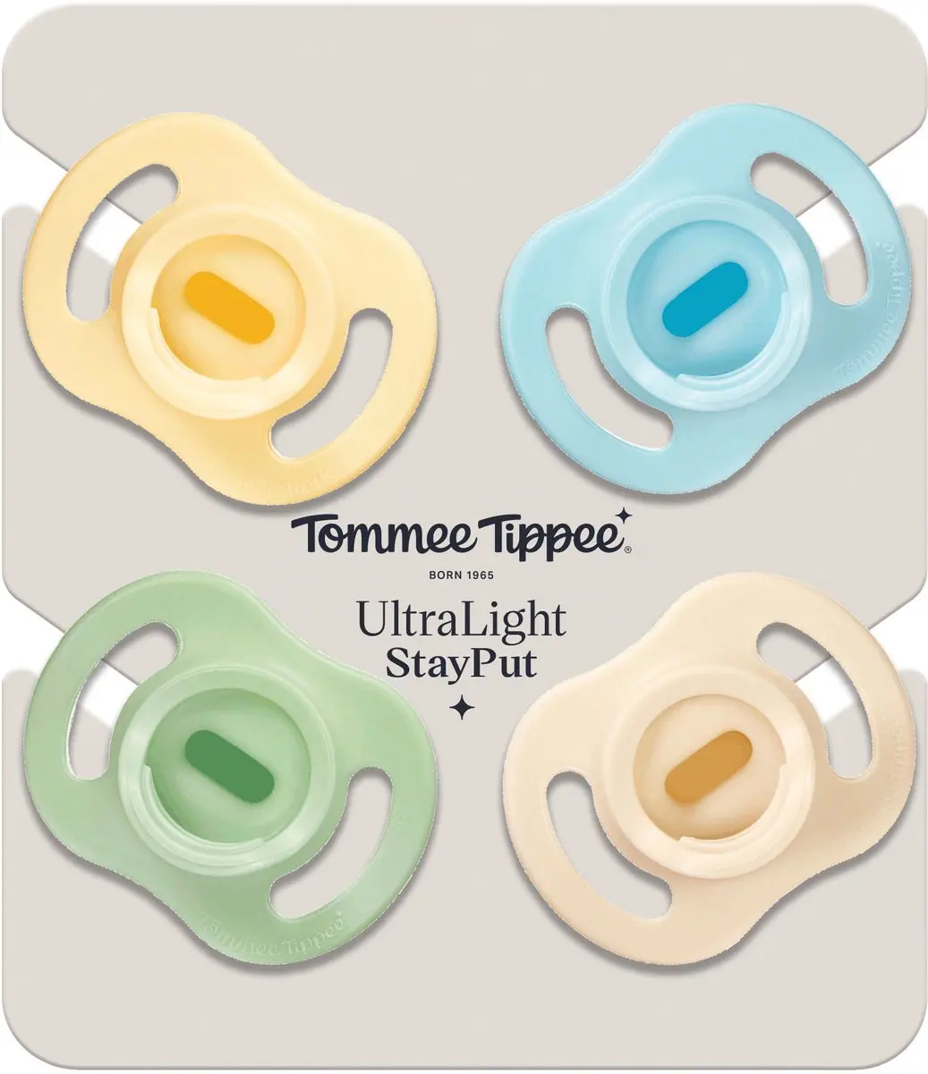 Tommee Tippee Ultra-light StayPut Fopspeen 0-6m - 4 Stuks - Blauw - afbeelding 6 van 6
