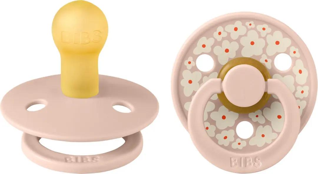 BIBS Colour Studio Speen - Maat 1 (0-6m) - 2 Stuks - Jasmine Blush