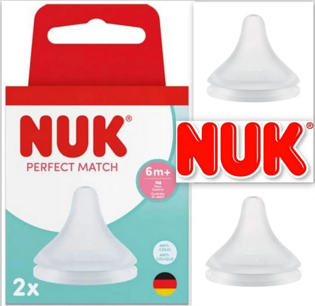 NUK Perfect Match Siliconen Speen Flow Control 6m+