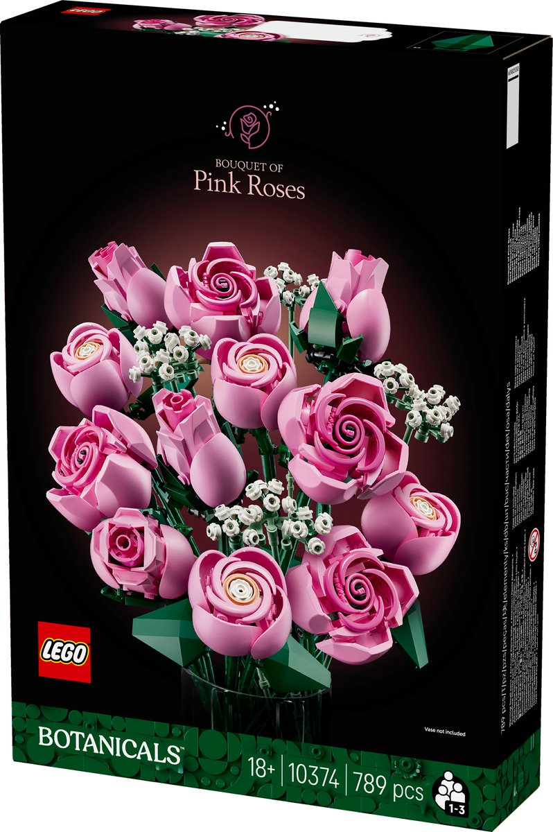 LEGO Botanicals Roze Rozenboeket - 10374