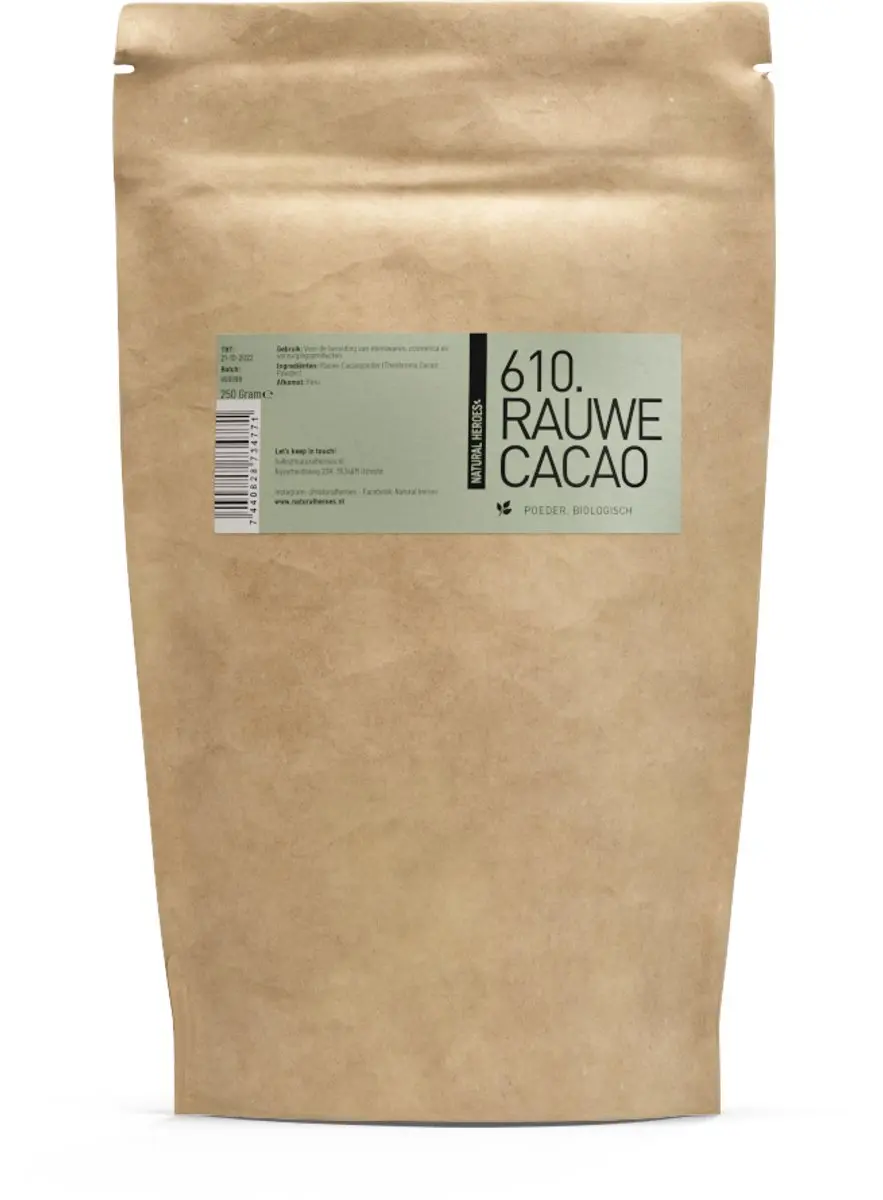 Natural Heroes Biologisch Cacaopoeder 250g